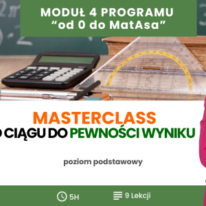 MASTERCLASS Od ciągu do PEWNOŚCI WYNIKU
